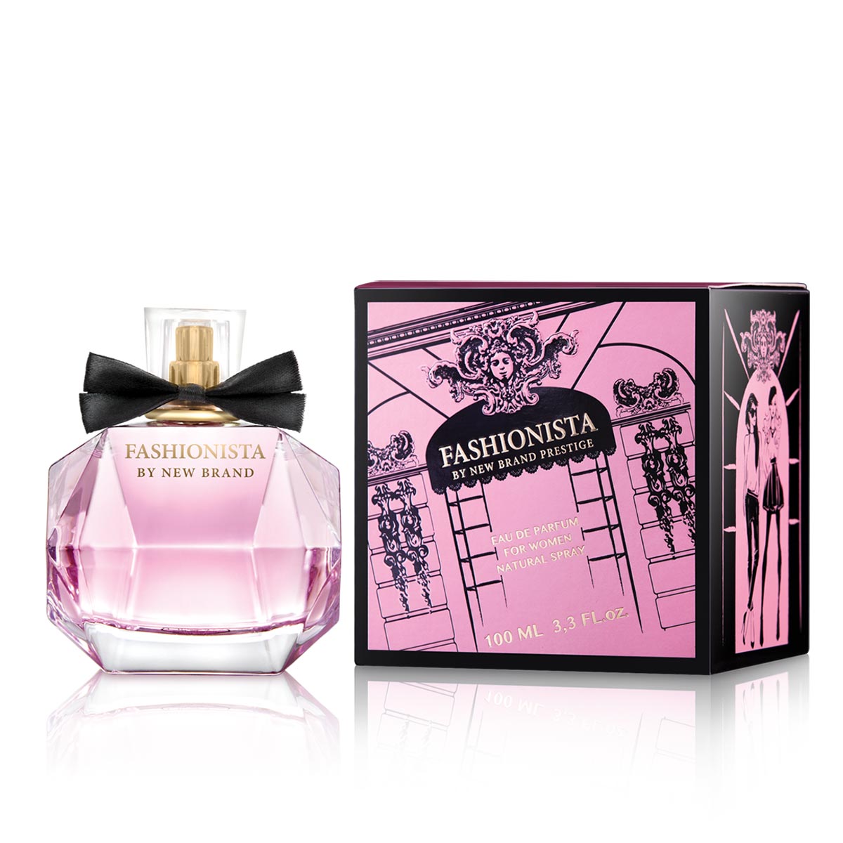 Classic Oud - Eau de Parfum New Brand Prestige - Perfume Feminino