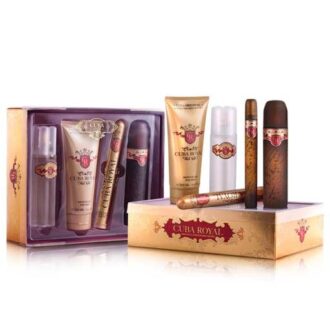 SET CUBA ROYAL FOR MEN 4 PCS (EDT100ML+EDT35ML+A/S100ML+ S/G200ML)_main_image