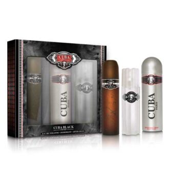SET CUBA BLACK FOR MEN 3 PCS (EDT 100ML+A/S 100ML+B/S 200ML)_main_image